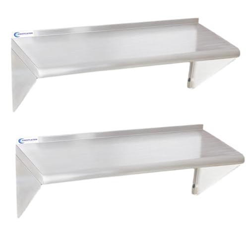 Stainless Steel Shelf 2 Pack 18"x48" (2 Piece Set / 18"x48")