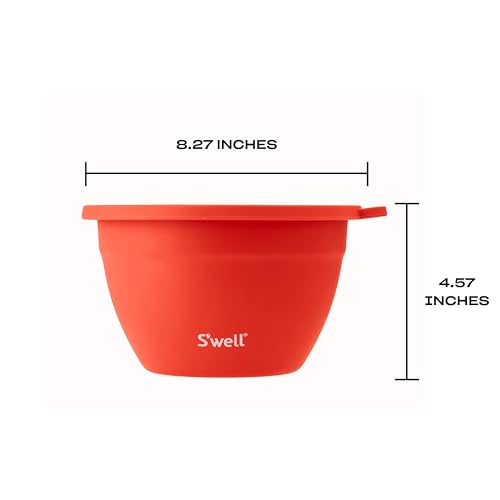 Stainless Steel Salad Bowl Kit 64oz (Radiant Coral / 64oz)