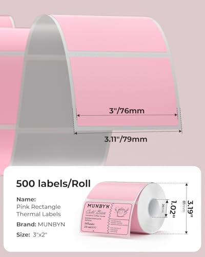 3x2 Thermal Labels (500 Count)