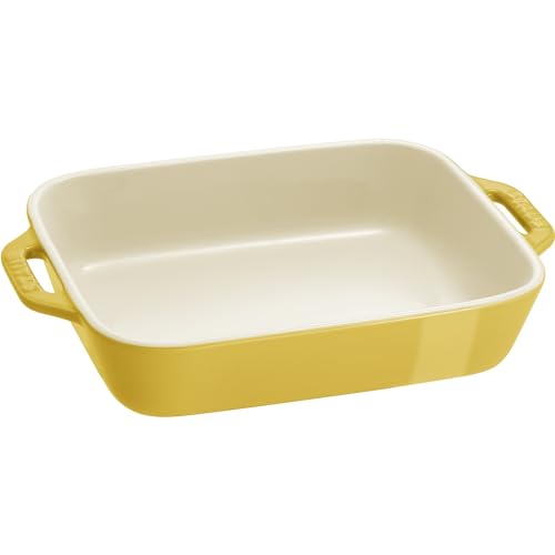 Ceramic Rectangular Baking Dish Set (2-pc / Baking Dish Set / Citron)