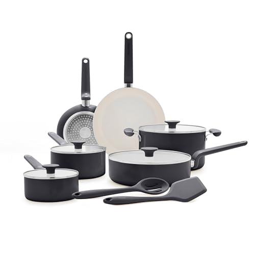 Rio Advanced 12 Piece Cookware Set (12 Piece Cookware Set / Black)