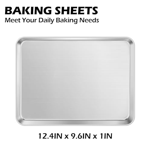 Non Toxic 9x13IN Stainless Steel Baking Quarter Sheet Pans (9x13IN)