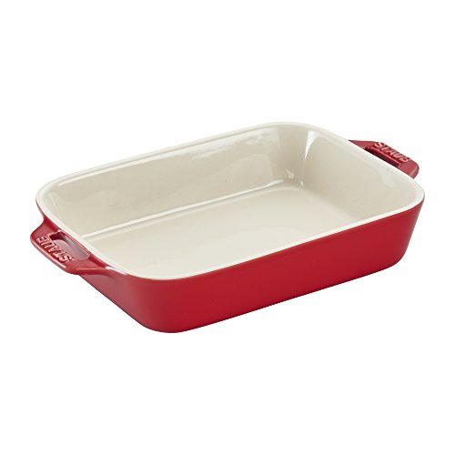Ceramic 4 pc Baking Pans Set (4-pc / Baking Dish Set / Cherry)