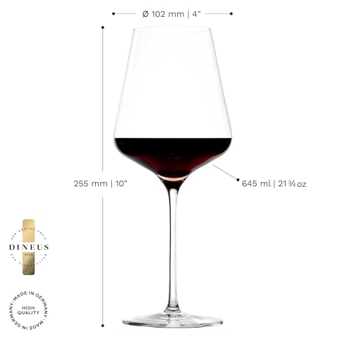 Quatrophil Bordeaux Wine Glasses Crystal (2 Pieces (1 Pack))