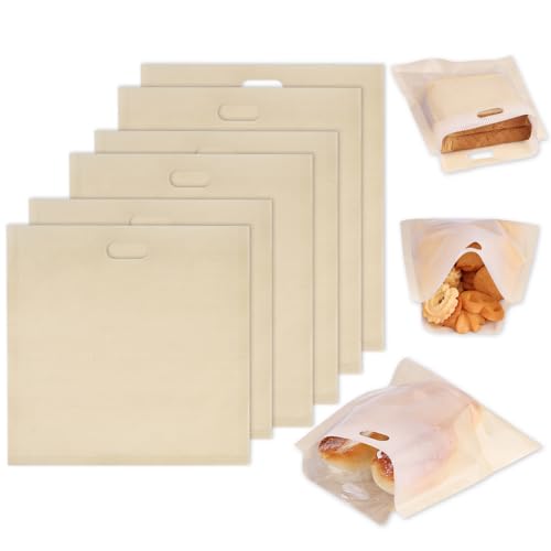 6 Pack Reusable Toaster Bags (Small Set)