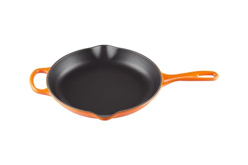 Enameled Cast Iron Signature Round Skillet (10.25" / Flame)