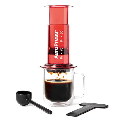 Clear Red Coffee Press (Red / Standard)