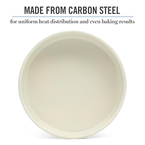 Gallen 8 Inch Round Nonstick Carbon Steel Cake and Bake Pan (8" Cake Pan)