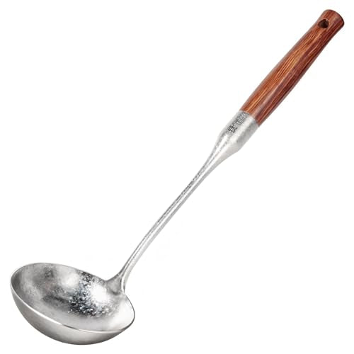 Newness Soup Ladle (Silver + Wood)
