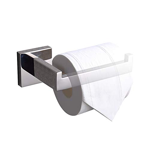 Polished Chrome Toilet Paper Holder SUS304 Stainless Steel (2 Count (1 roll each))