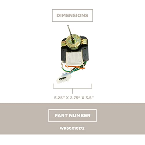 Appliances WR60X10172 Refrigerator Evaporator Fan Motor