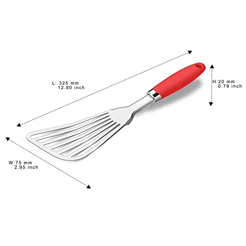 304 Stainless Steel Fish Spatula (Red-Fish Spatula)