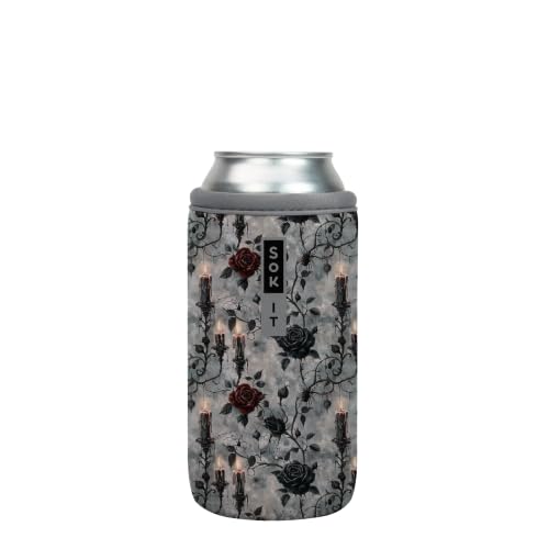 CanSok Sleeve for Beer & Soda Insulated Neoprene Cover (Blackthorn Manor / 16oz Can Sleeve)