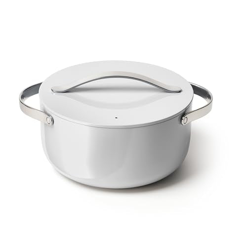 Non Stick Ceramic Dutch Oven Pot with Lid (Gray)