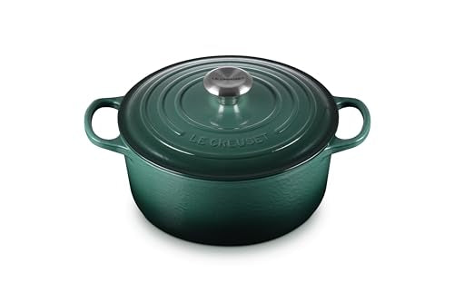 Enameled Cast Iron Round Dutch Oven (Artichaut / 4.5 Qt)