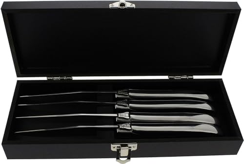 Laguiole Connoisseur Set of 4 Stainless Steel Steak Knives (Stainless Steel)