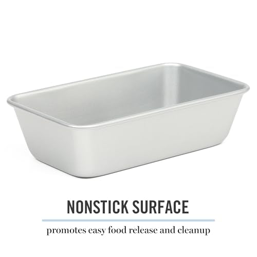Gallen 9 Inch Nonstick Carbon Steel Loaf Pan (Silver / 9" Loaf Pan)