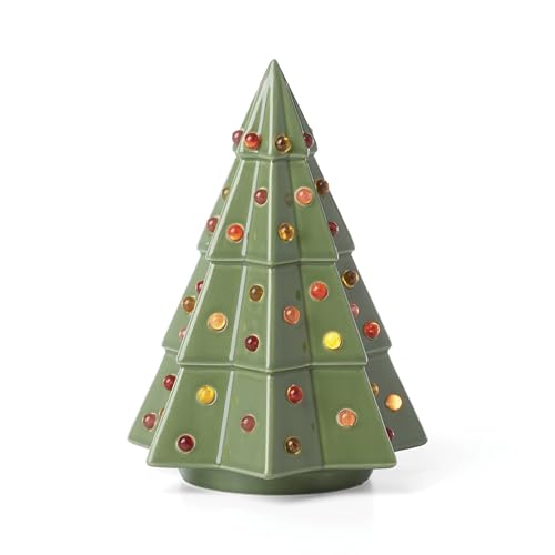 Evergreen Small Lit Tree Christmas Figurine (Lit Figurine, Small)