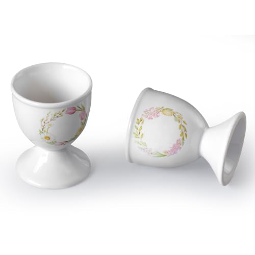 Ceramic Egg Cup Set (Floral)