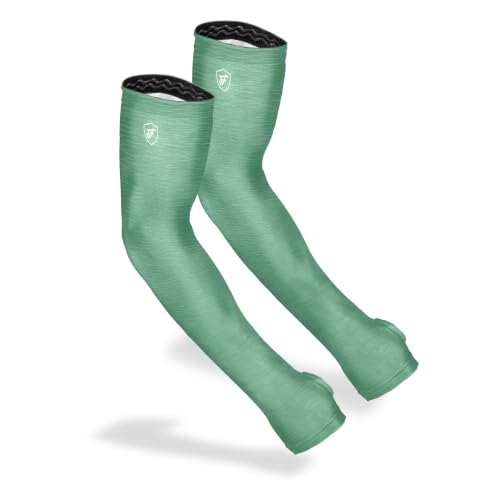 Gardening Arm Sleeves (Small-Medium / Heather Green)