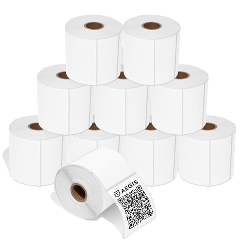 3" X 3" Square Direct Thermal Labels (3" X 3")