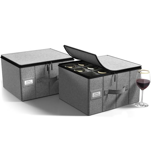 Wine Glass Storage (Gray / 1 Piece Wine Glass Storage)