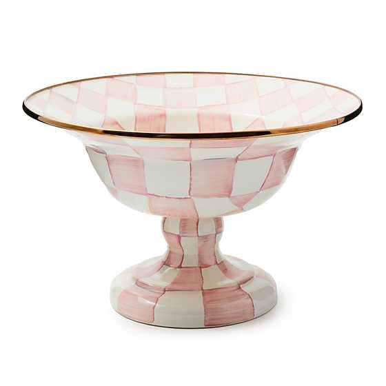 Enamel Compote (Large / Rosy Check)