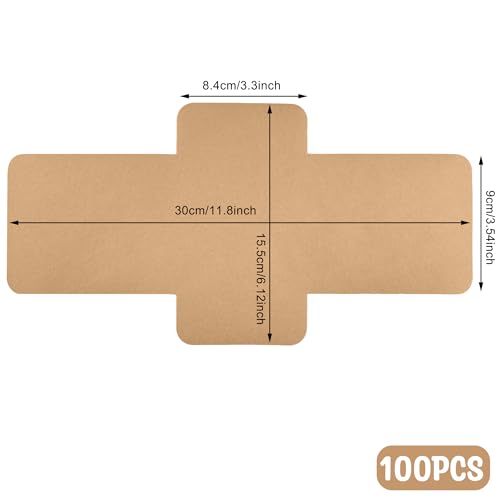 100 Pcs Mini Loaf Pan Liners for Baking Bread Pans 6x3 in Parchment (6.12*3.3 inch)