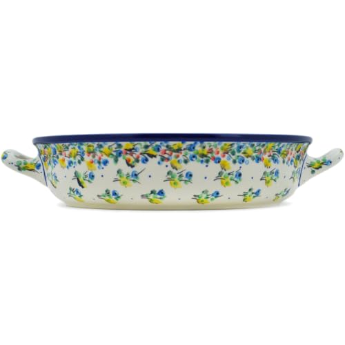 Round Baker with Handles 10 (Blueberry Season)