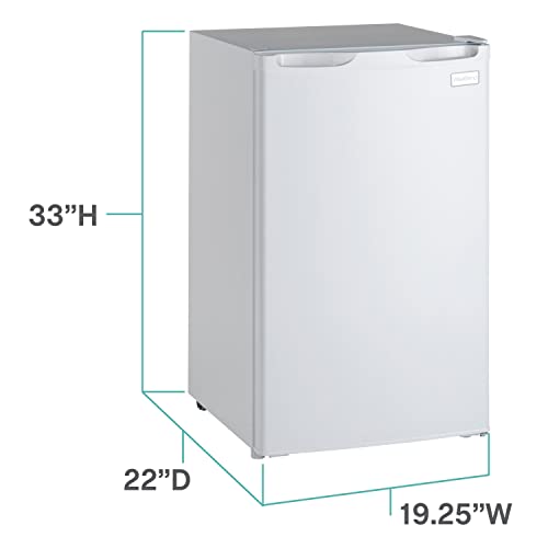 Mini Fridge for Home Office or Dorm (4.4-Cu.Ft. / White)