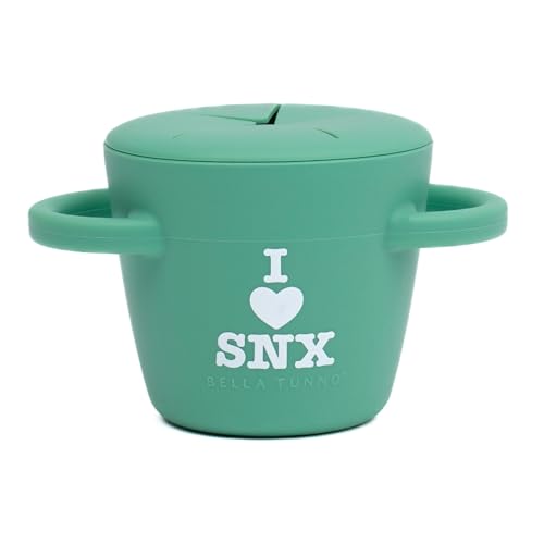Happy Snacker Spill Proof Silicone Snack Cup (I love SNX)