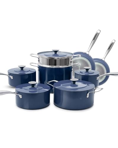 Lux 13 Piece Premium Cookware Collection (Blueberry (G10))