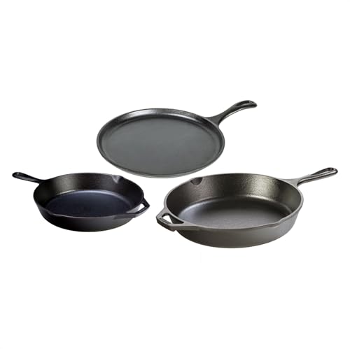 Pre Seasoned Cast Iron Set (3 Piece)