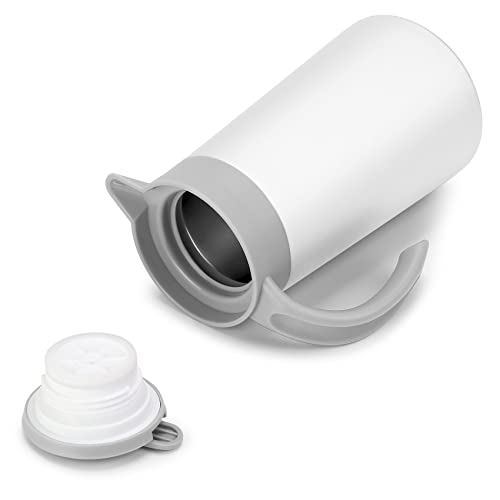 28oz Small Coffee Carafe Insulated Coffee Pot (White)