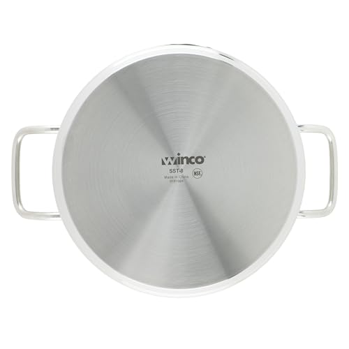 Silver 8 qt Stainless Steel Stock Pot with Cover (8 Quarts / Pot With Cover)