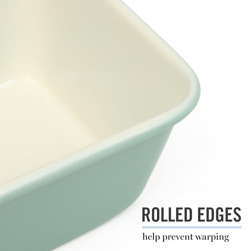 Gallen 9 Inch Nonstick Carbon Steel Loaf Pan (Teal / 9" Loaf Pan)