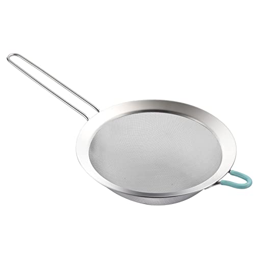 304 Stainless Steel Fine Mesh Strainers for Kitchen (7.87 in Large)