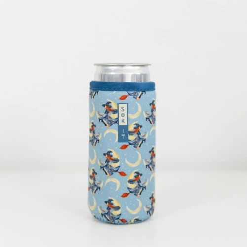 CanSok Sleeve for Beer & Soda Insulated Neoprene Cover (Witching Hour / 12oz Can Sleeve)