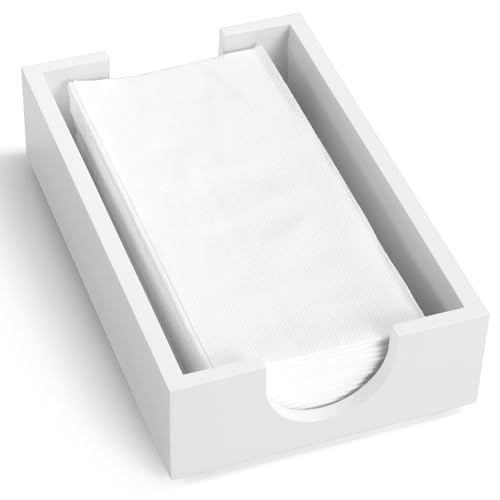 Napkin Holder for Bathroom (White)