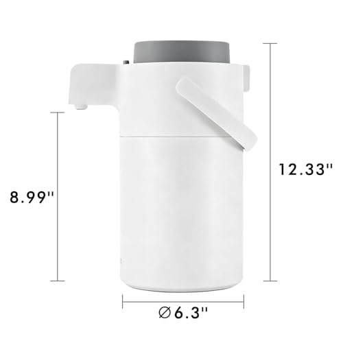 Airpot Coffee Dispenser with Pump (102 Ounces / White)