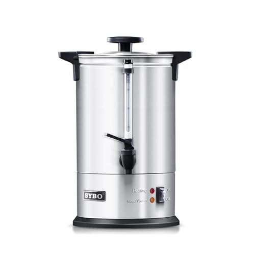 SR CP Commercial Grade Stainless Steel Percolate Coffee Maker Hot Water Urn for Catering (18L Metallic)