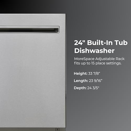 24" Built In Dishwasher (Stainless Steel)
