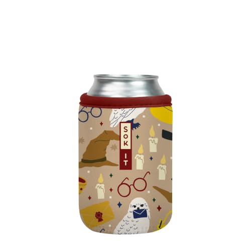 CanSok Sleeve for Beer & Soda Insulated Neoprene Cover (Horcrux / 12oz Can Sleeve)