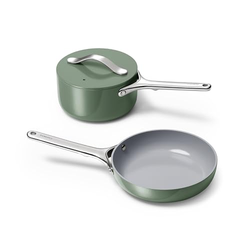 Non Stick Ceramic Mini Cookware Set (Sage)