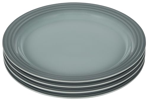 Stoneware Set of 4 Dinner Plates (Sea Salt)