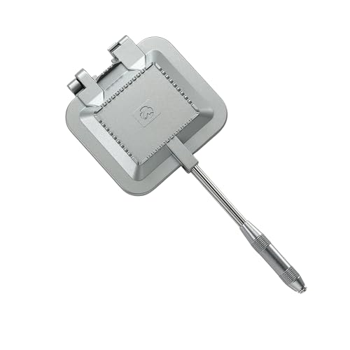 Sandwich Maker Hot Sand Single Burner Gas Fire Open Fire Compact Aluminum TT (Silver)
