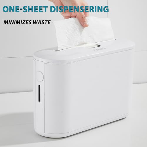 Multifold Paper Towel Dispenser Countertop Compact for Kitchen Lavender (D-24 Lavender)