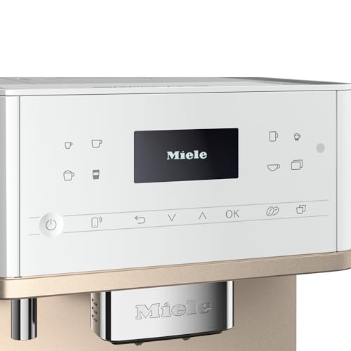 CM 6360 MilkPerfection Fully Automatic Coffee & Espresso Machine (Lotus White & Clean Steel Metallic)