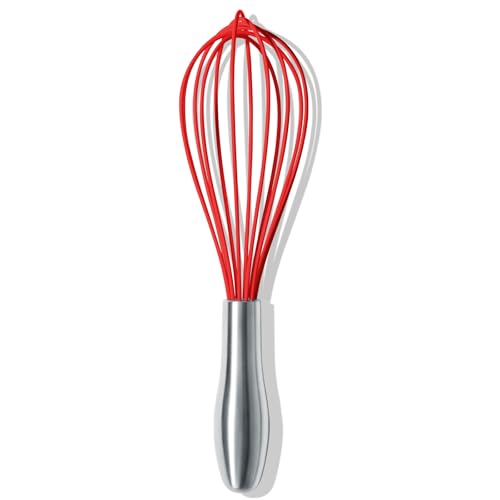 10 Inch Red Silicone Whisk (10 inch red)