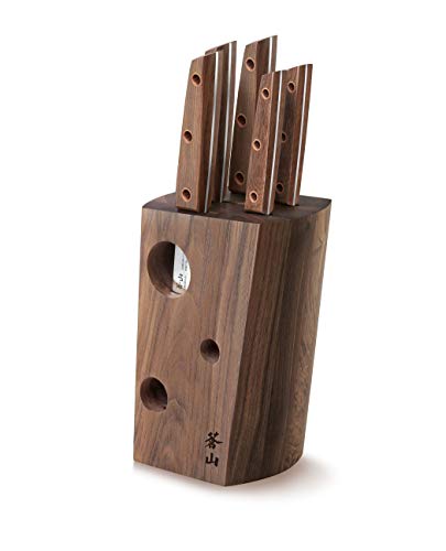 W Series 6 Piece German Steel Knife Block Set